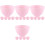 20Pièces Bols Silicone Rose Outils Mélange Masques 6