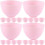 20Pièces Bols Silicone Rose Outils Mélange Masques 8