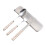 Σετ πιάτων και μπολ, Σετ 3 σε 1 από ανοξείδωτο ατσάλι, πιρούνι, κουτάλι, ξυλάκια, σετ 2