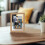 Floating Picture Frame Wood 5x7 with Double Plexiglass 6