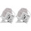 2Pièces Grossissante Téléphone 100X Clip LED 4