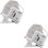 2Pièces Grossissante Téléphone 100X Clip LED 8