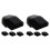 4Paires Avertisseurs Cerfs Pour ABS Noir Usage Automobile 4