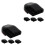 4Paires Avertisseurs Cerfs Pour ABS Noir Usage Automobile 5