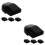 4Paires Avertisseurs Cerfs Pour ABS Noir Usage Automobile 8
