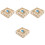 4Pièces Tunnel Bois Hamster Pour Rongeurs 5