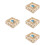 4Pièces Tunnel Bois Hamster Pour Rongeurs 8