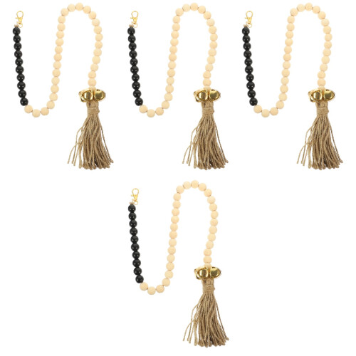 4Pièces Noir Suspendue Perles Durable Décoration 2