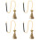 4Pièces Noir Suspendue Perles Durable Décoration 5