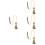 4Pièces Noir Suspendue Perles Durable Décoration 6