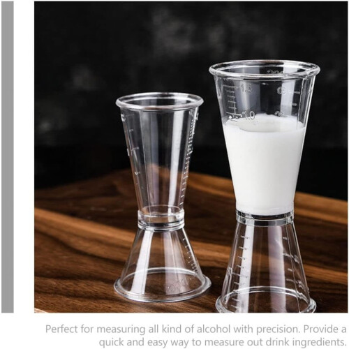 iplusmile2sets Doppel-Bar-Jigger-Set, 2oz Cocktail-Messbecher, 5-teilig, 2er-Set 2