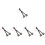 5Paires Maillets Percussion Ergonomiques Pour Batterie Noir 5
