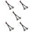 5Paires Maillets Percussion Ergonomiques Pour Batterie Noir 8