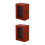 2Pièces Vintage Mini Bois Marron Pour Décor Maison Unique 5