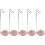 5Pièces Support Multi Couleur Aluminium Pour Rangement Fil 11