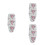 3Pcs Grey Cotton Blend Ironing Board Covers Washable Protective Covers 5