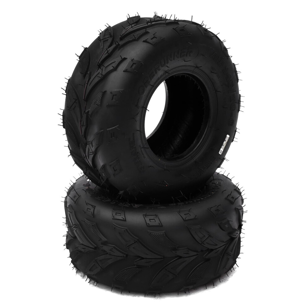 2Pcs Atv Tires, All-Terrain Tires, Lawn Mower Tires Set Of 2, Lawn Tires, Golf Cart Tires Tubeless, Suitable For Garden Tractor Mowers 9130661859820