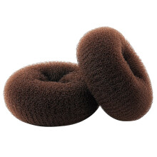 Extra großer Haarknotenring für dickes und langes Haar, Damen-Chignon-Donut (11 cm, Braun)