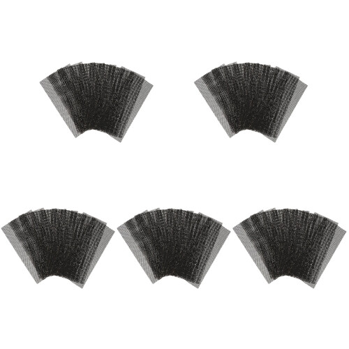 50Pièces Abrasives Textile Noires Résistantes Pour Usage Bois 1