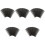 50Pièces Abrasives Textile Noires Résistantes Pour Usage Bois 3