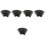 50Pièces Abrasives Textile Noires Résistantes Pour Usage Bois 4