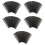 50Pièces Abrasives Textile Noires Résistantes Pour Usage Bois 7
