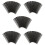 50Pièces Abrasives Textile Noires Résistantes Pour Usage Bois 8