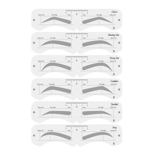 Eyebrow Stencils Arched Eyebrows Eyebrow Stamp Eyebrow Template Brow Lamination Kit S