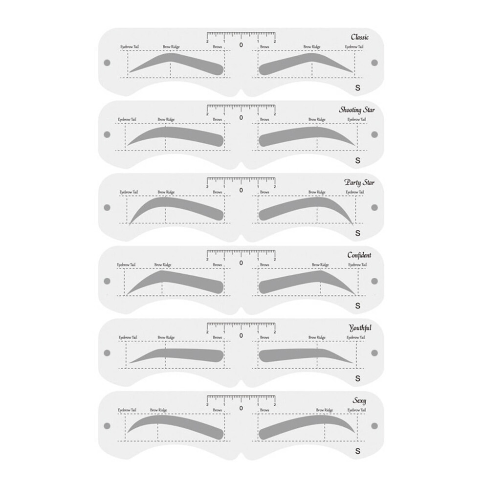 Eyebrow Stencils Arched Eyebrows Eyebrow Stamp Eyebrow Template Brow Lamination Kit S