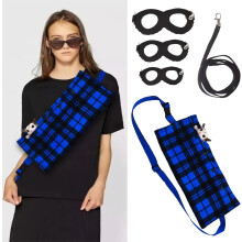 Ensemble harnais et laisse pour planeur de sucre (3 pièces) : gilet réglable et cordes