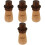 4Pièces Boîte Bois Cure-Dents Multifonction Décorative Portable 4