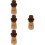 4Pièces Boîte Bois Cure-Dents Multifonction Décorative Portable 8