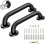 Black Stainless Steel Handrail 12 Inch 2 Pack 1
