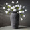 Large Rustic Ceramic Vase – 11 in, Bronze Finish 1