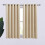 Blackout Curtains with Silver Grommets, 34x60 in, 2 Panels 1