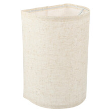 Beige Linen Half-Round Lamp Shade 25 x 16.8 x 12.8 cm