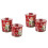 4Pièces Boîtes Métalliques Noël Multi Fonction Pour Conserves Biscuits 5