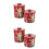 4Pièces Boîtes Métalliques Noël Multi Fonction Pour Conserves Biscuits 6
