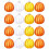 16-Piece Pumpkin Hanging Ornaments for Small Trees 1