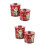 4Pièces Boîtes Métalliques Noël Multi Fonction Pour Conserves Biscuits 8