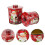 4Pièces Boîtes Métalliques Noël Multi Fonction Pour Conserves Biscuits 10