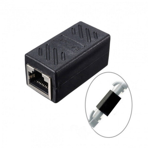 CY CAT6RJ45 Θηλυκό σε Θηλυκό Lan Συνδετήρας Ethernet Καλώδιο Επέκτασης Δικτύου με Θωράκιση