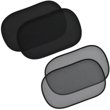4-Pack Car Window Shades for Baby (20"x12") – UV & Sun Glare Protection for Side Windows | Compatible with Most Vehicles