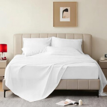 6-Piece Queen Sheet Set – Soft, Deep Pocket, Machine