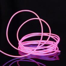 2Pack 3M LED Neon Strip Lights, Battery-Powered EL Wire Kit for Cosplay, Crafts & Party Decor – Pink, compatible with 3M