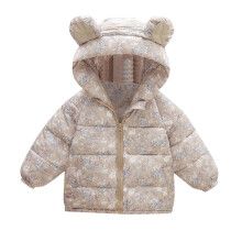 Toddler Baby Winter Coat Girls Winter Jacket Warm Zipper Hooded Windproof Coat Outwear Lightweight Winter Coat for Kids 3-4 Years