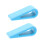 2pcs Laptop Heightening Stand Notebook Computer Support Holder Mini Cooling Radiator (Blue) 1