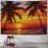 Trooppinen seinävaate – Palm Tree Sunset -aiheinen 1