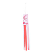 Manche à air drapeau en polyester rose, pendentif, 1 paquet, 99 x 12,7 cm