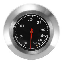 1 Set Großes Zifferblatt-Thermometer für Grillgeräte mit Hitzeanzeigefunktion für den Außenbereich